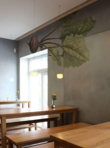 restaurantgestaltung, wandmalerei, atelierwandlungen, Gemüsemalerei