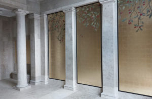 wandvergoldung atelier wandlungen berlin Pfaffenhuetchen goldwand
