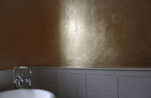 badezimmer blattgold vergoldung Atelier Wandlungen